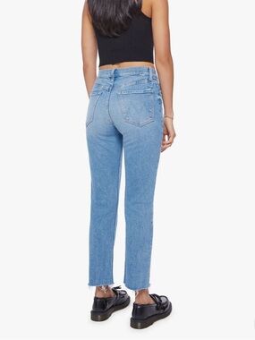 MOTHER 34size Straight Leg Jeans in Light Blue Wash